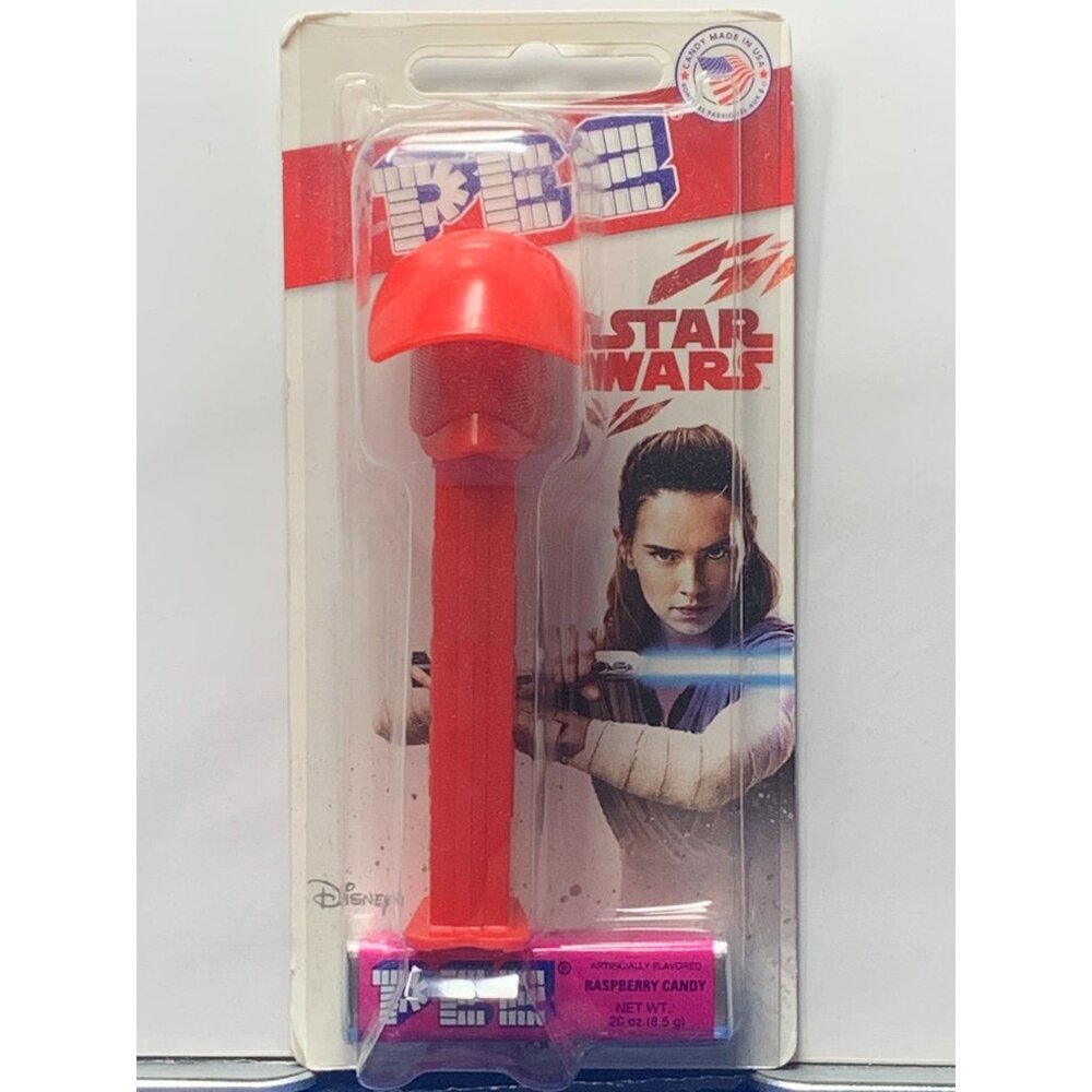 Star Wars Rey PEZ Dispenser With Raspberry Candy Sealed Packaging Collectible